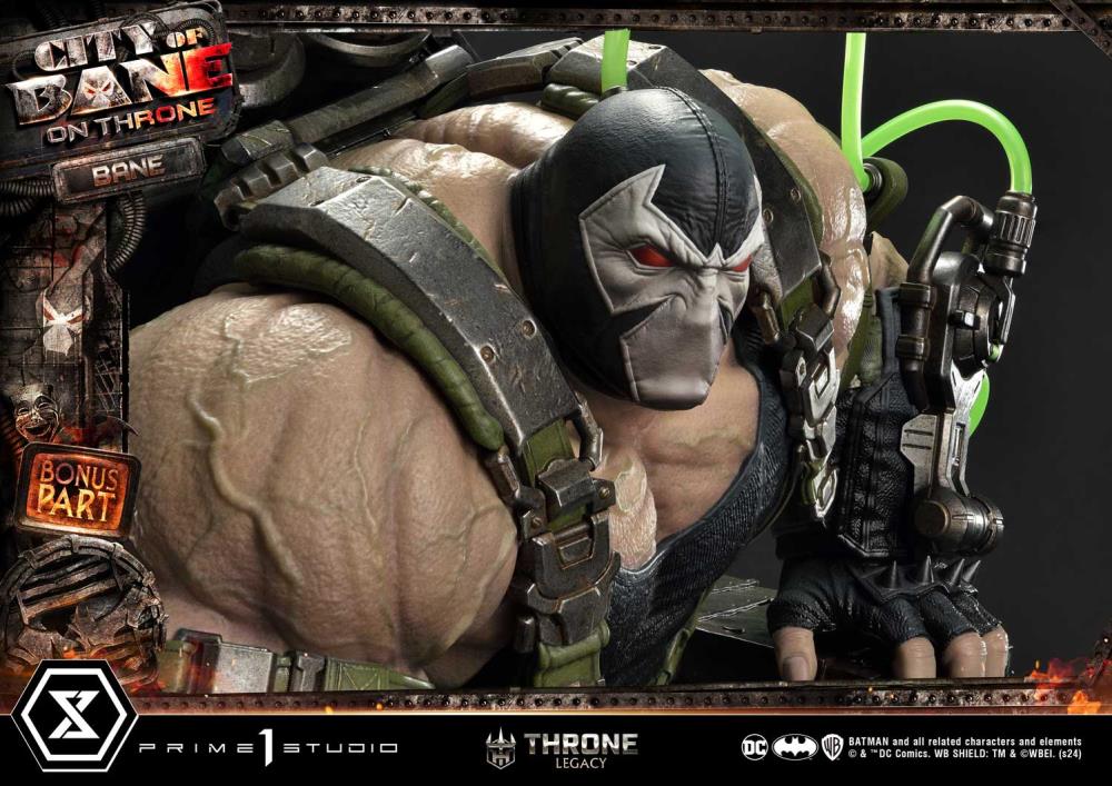 Batman: City of Bane Throne Legacy Collection Bane on Throne (Deluxe Ver.) 1/4 Scale Limited Edition Statue (With Bonus) Gallery Image 18