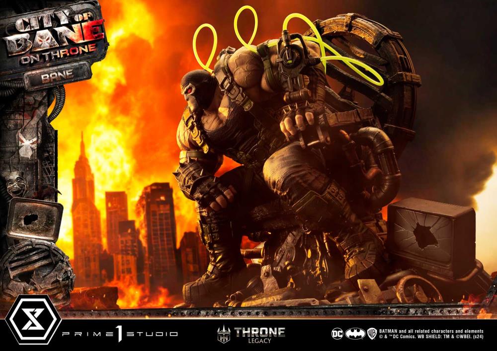 Batman: City of Bane Throne Legacy Collection Bane on Throne (Deluxe Ver.) 1/4 Scale Limited Edition Statue (With Bonus) Gallery Image 67