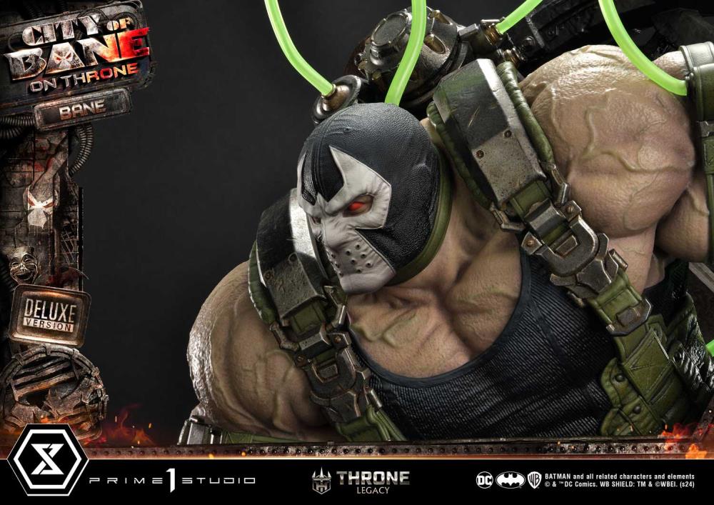 Batman: City of Bane Throne Legacy Collection Bane on Throne (Deluxe Ver.) 1/4 Scale Limited Edition Statue (With Bonus) Gallery Image 24
