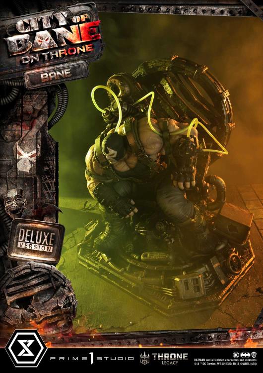 Batman: City of Bane Throne Legacy Collection Bane on Throne (Deluxe Ver.) 1/4 Scale Limited Edition Statue (With Bonus) Gallery Image 76