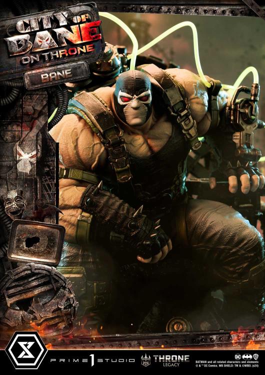 Batman: City of Bane Throne Legacy Collection Bane on Throne (Deluxe Ver.) 1/4 Scale Limited Edition Statue (With Bonus) Gallery Image 49