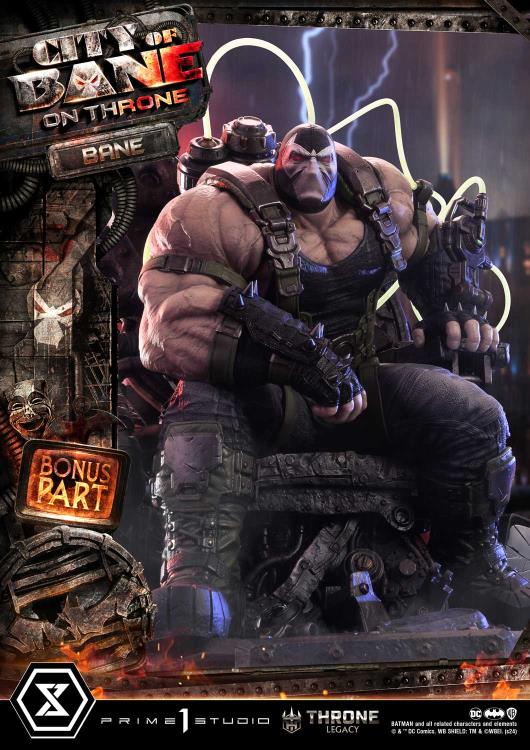 Batman: City of Bane Throne Legacy Collection Bane on Throne (Deluxe Ver.) 1/4 Scale Limited Edition Statue (With Bonus) Gallery Image 57