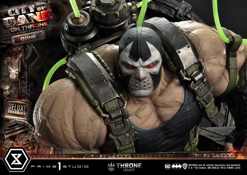 Batman: City of Bane Throne Legacy Collection Bane on Throne (Deluxe Ver.) 1/4 Scale Limited Edition Statue (With Bonus) Gallery Image 21