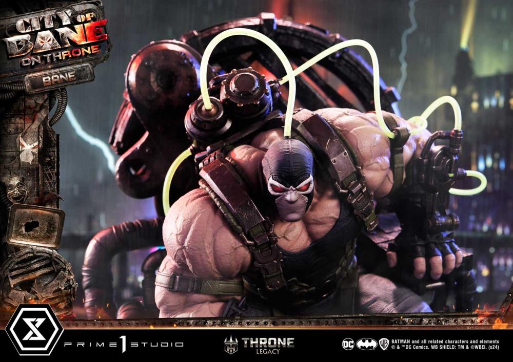 Batman: City of Bane Throne Legacy Collection Bane on Throne (Deluxe Ver.) 1/4 Scale Limited Edition Statue (With Bonus) Gallery Image 59