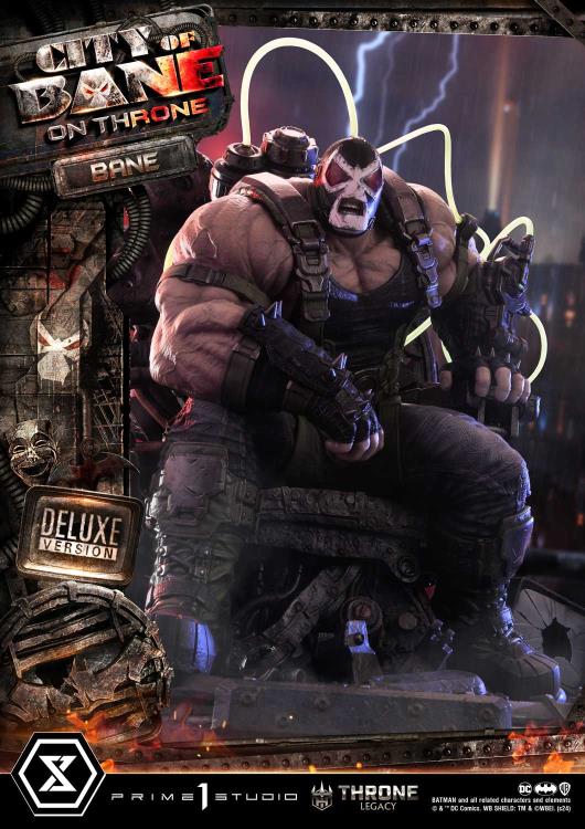 Batman: City of Bane Throne Legacy Collection Bane on Throne (Deluxe Ver.) 1/4 Scale Limited Edition Statue (With Bonus) Gallery Image 56