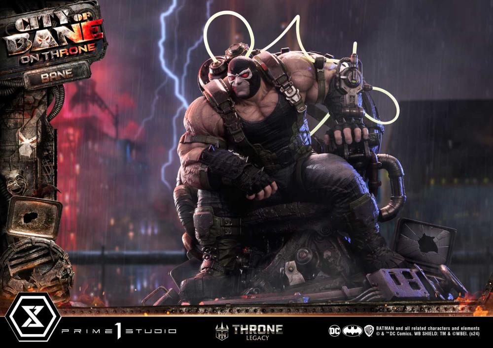 Batman: City of Bane Throne Legacy Collection Bane on Throne (Deluxe Ver.) 1/4 Scale Limited Edition Statue (With Bonus) Gallery Image 53