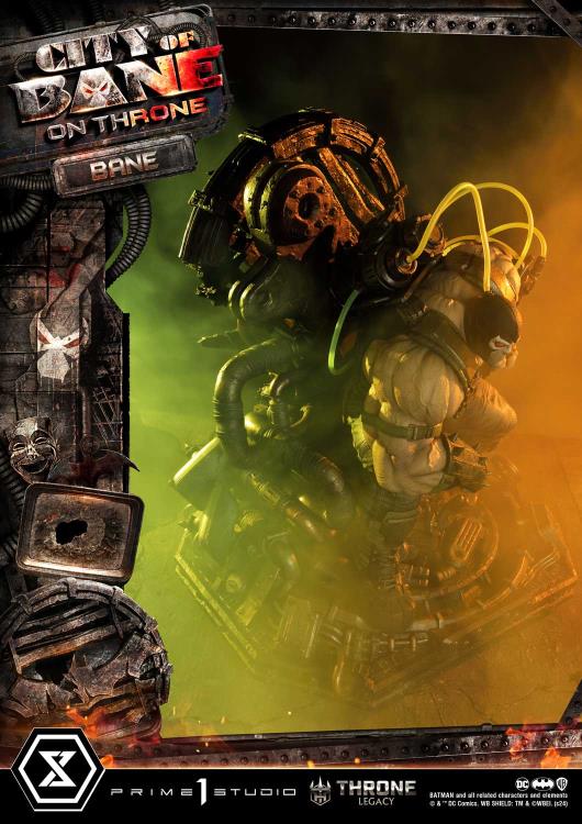 Batman: City of Bane Throne Legacy Collection Bane on Throne (Deluxe Ver.) 1/4 Scale Limited Edition Statue (With Bonus) Gallery Image 79