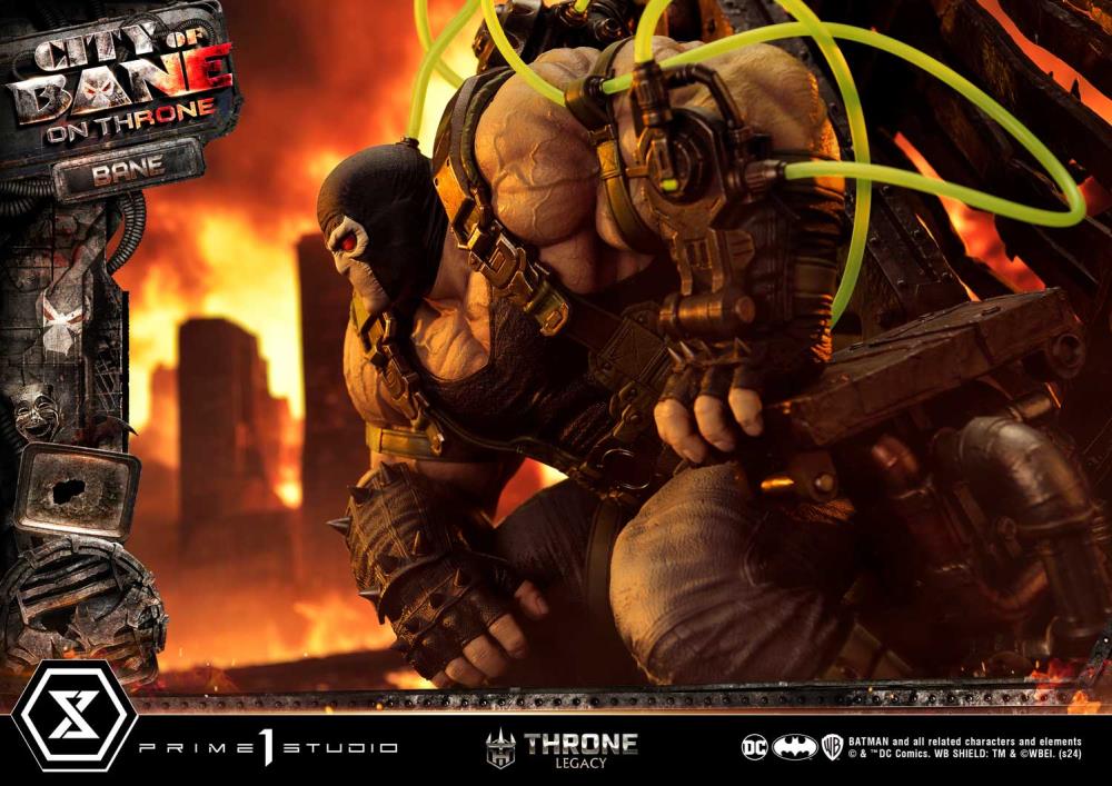 Batman: City of Bane Throne Legacy Collection Bane on Throne (Deluxe Ver.) 1/4 Scale Limited Edition Statue (With Bonus) Gallery Image 74