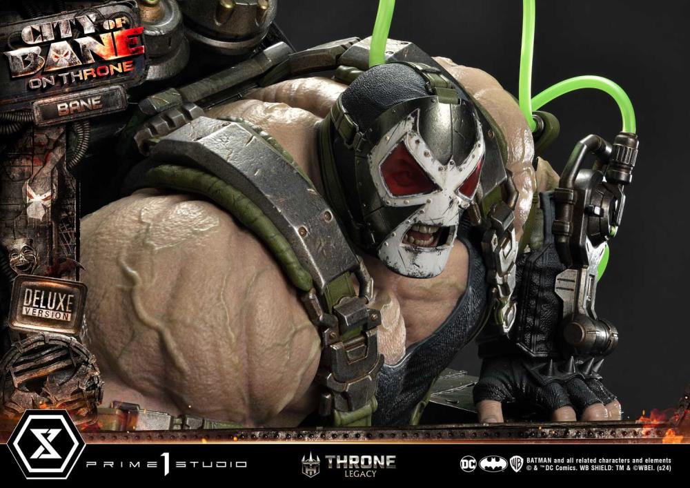 Batman: City of Bane Throne Legacy Collection Bane on Throne (Deluxe Ver.) 1/4 Scale Limited Edition Statue (With Bonus) Gallery Image 25