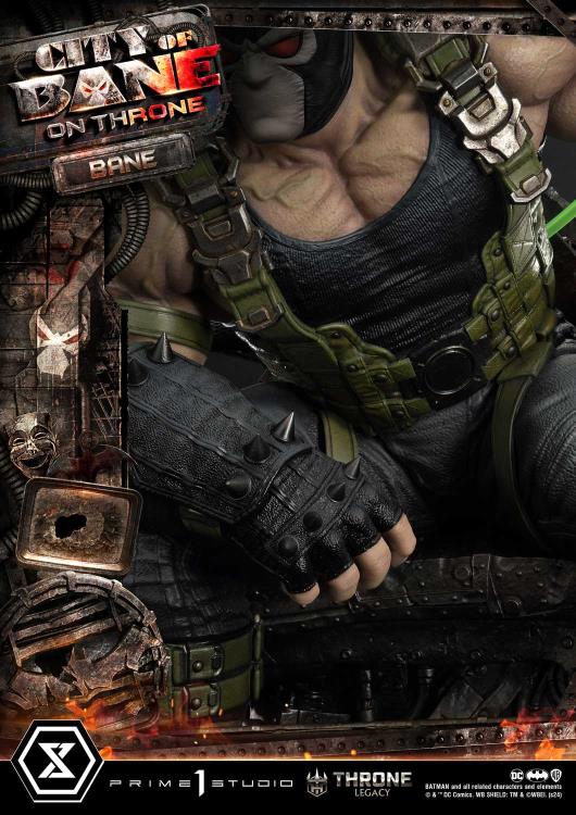Batman: City of Bane Throne Legacy Collection Bane on Throne (Deluxe Ver.) 1/4 Scale Limited Edition Statue (With Bonus) Gallery Image 28