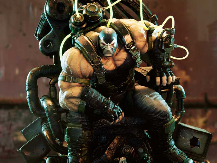 Batman: City of Bane Throne Legacy Collection Bane on Throne (Deluxe Ver.) 1/4 Scale Limited Edition Statue (With Bonus) Gallery Image 1