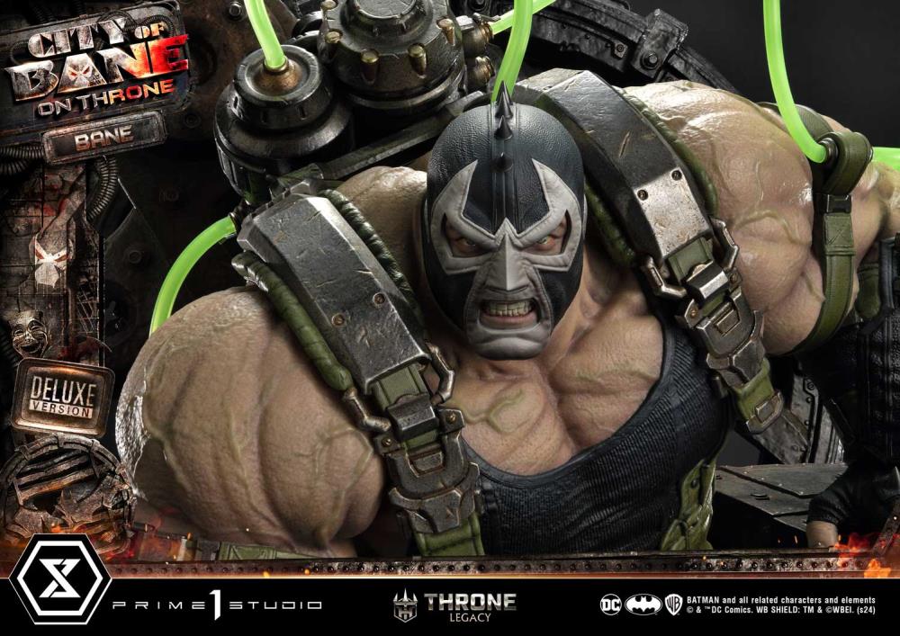 Batman: City of Bane Throne Legacy Collection Bane on Throne (Deluxe Ver.) 1/4 Scale Limited Edition Statue (With Bonus) Gallery Image 20