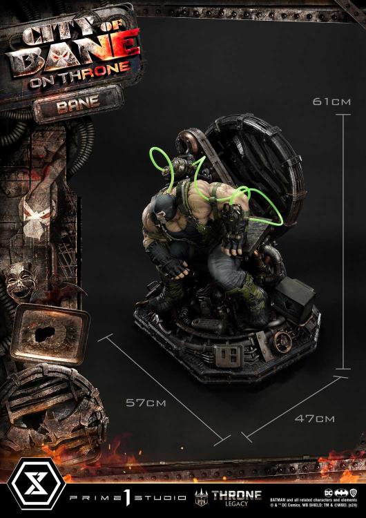 Batman: City of Bane Throne Legacy Collection Bane on Throne (Deluxe Ver.) 1/4 Scale Limited Edition Statue (With Bonus) Gallery Image 15