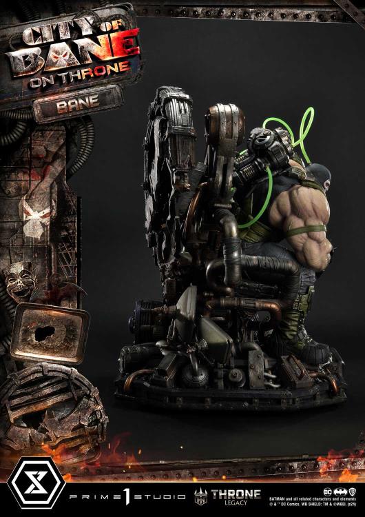 Batman: City of Bane Throne Legacy Collection Bane on Throne (Deluxe Ver.) 1/4 Scale Limited Edition Statue (With Bonus) Gallery Image 8