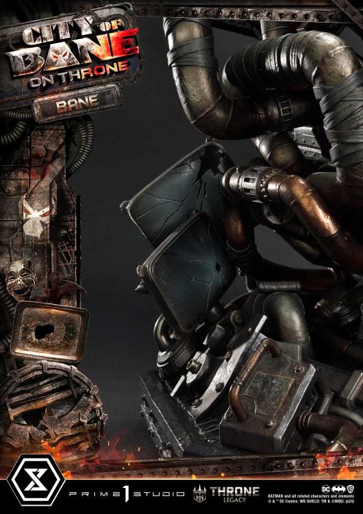 Batman: City of Bane Throne Legacy Collection Bane on Throne (Deluxe Ver.) 1/4 Scale Limited Edition Statue (With Bonus) Gallery Image 40