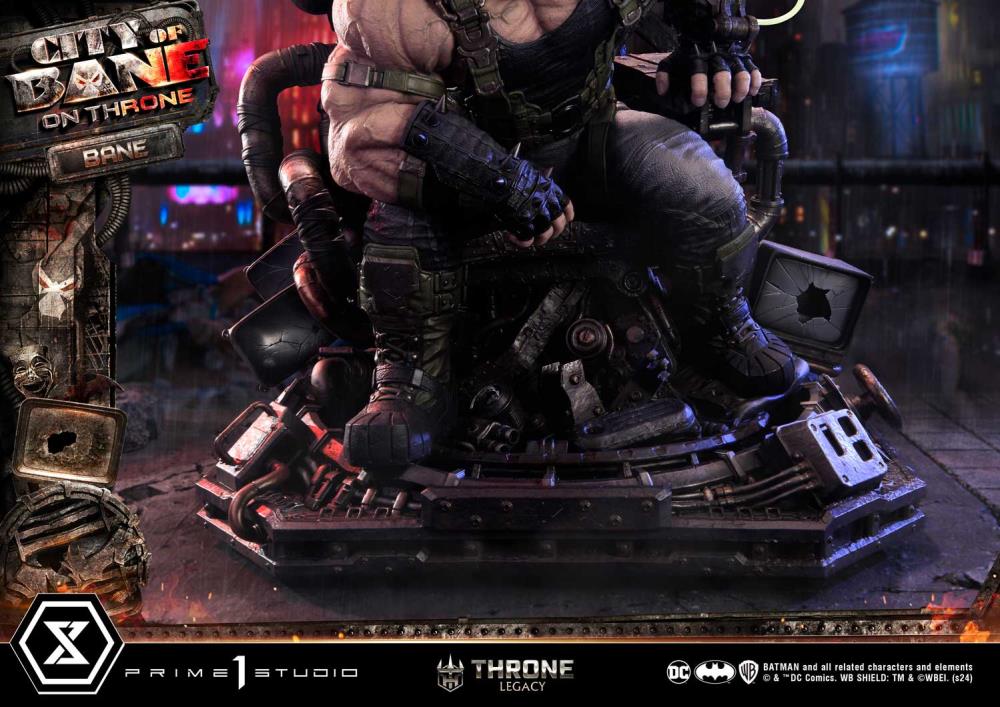 Batman: City of Bane Throne Legacy Collection Bane on Throne (Deluxe Ver.) 1/4 Scale Limited Edition Statue (With Bonus) Gallery Image 55