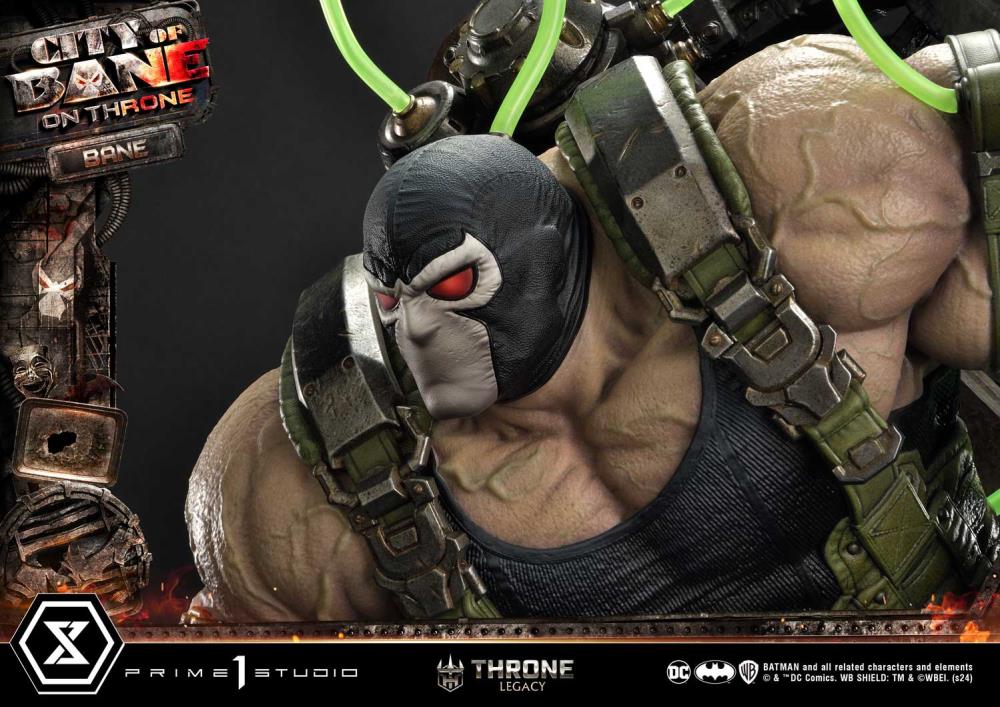 Batman: City of Bane Throne Legacy Collection Bane on Throne (Deluxe Ver.) 1/4 Scale Limited Edition Statue (With Bonus) Gallery Image 33
