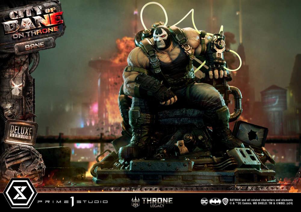Batman: City of Bane Throne Legacy Collection Bane on Throne (Deluxe Ver.) 1/4 Scale Limited Edition Statue (With Bonus) Gallery Image 50