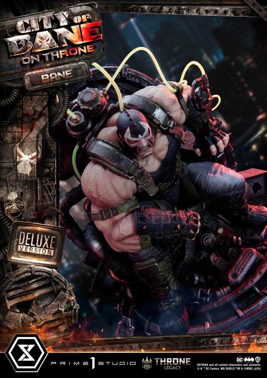 Batman: City of Bane Throne Legacy Collection Bane on Throne (Deluxe Ver.) 1/4 Scale Limited Edition Statue (With Bonus) Gallery Image 62