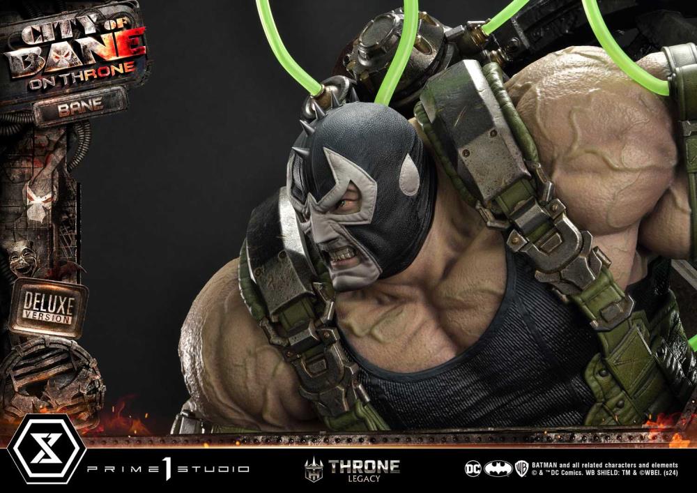 Batman: City of Bane Throne Legacy Collection Bane on Throne (Deluxe Ver.) 1/4 Scale Limited Edition Statue (With Bonus) Gallery Image 26