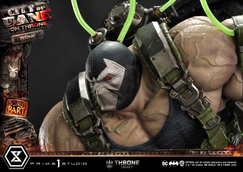 Batman: City of Bane Throne Legacy Collection Bane on Throne (Deluxe Ver.) 1/4 Scale Limited Edition Statue (With Bonus) Gallery Image 19
