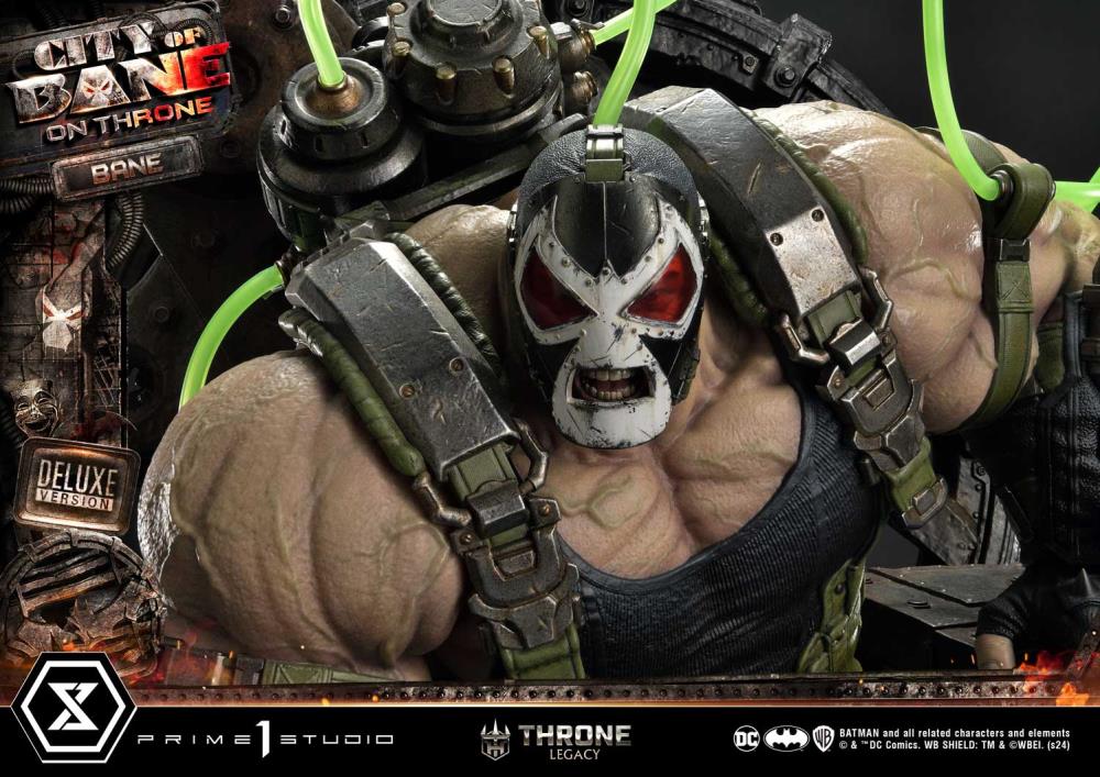 Batman: City of Bane Throne Legacy Collection Bane on Throne (Deluxe Ver.) 1/4 Scale Limited Edition Statue (With Bonus) Gallery Image 22
