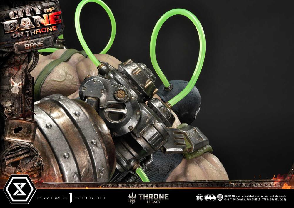 Batman: City of Bane Throne Legacy Collection Bane on Throne (Deluxe Ver.) 1/4 Scale Limited Edition Statue (With Bonus) Gallery Image 34