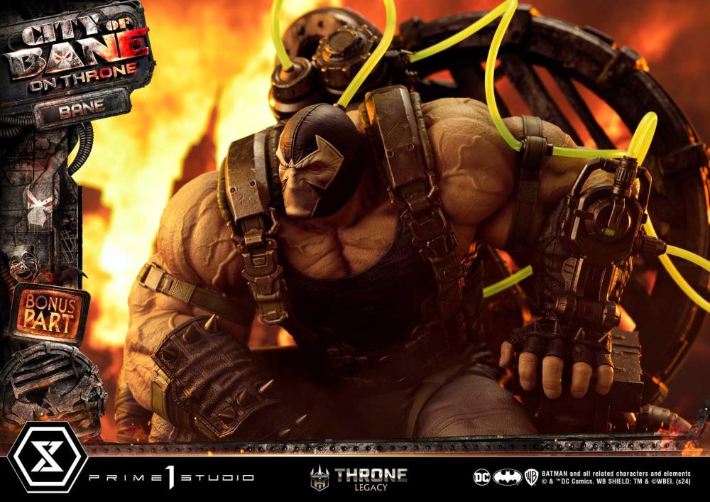 Batman: City of Bane Throne Legacy Collection Bane on Throne (Deluxe Ver.) 1/4 Scale Limited Edition Statue (With Bonus) Gallery Image 72
