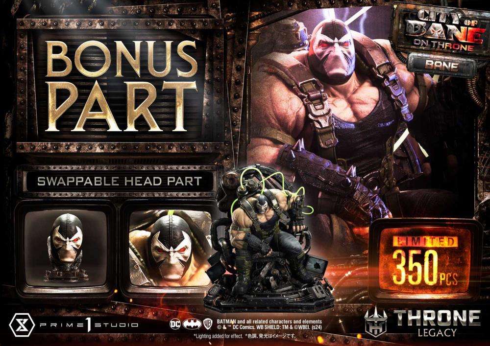 Batman: City of Bane Throne Legacy Collection Bane on Throne (Deluxe Ver.) 1/4 Scale Limited Edition Statue (With Bonus) Gallery Image 83