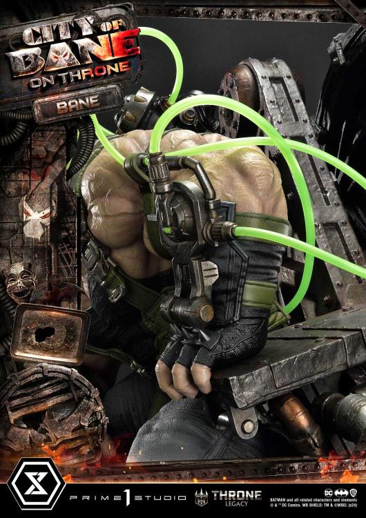 Batman: City of Bane Throne Legacy Collection Bane on Throne (Deluxe Ver.) 1/4 Scale Limited Edition Statue (With Bonus) Gallery Image 30