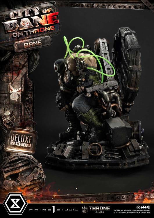 Batman: City of Bane Throne Legacy Collection Bane on Throne (Deluxe Ver.) 1/4 Scale Limited Edition Statue (With Bonus) Gallery Image 11