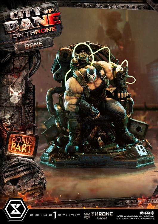 Batman: City of Bane Throne Legacy Collection Bane on Throne (Deluxe Ver.) 1/4 Scale Limited Edition Statue (With Bonus) Gallery Image 48