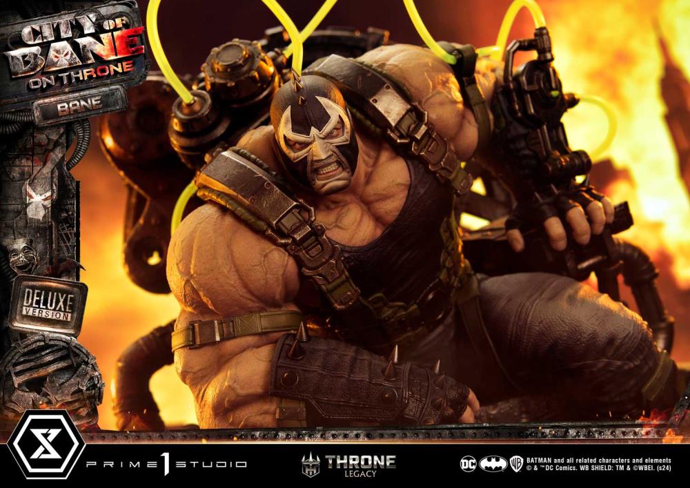 Batman: City of Bane Throne Legacy Collection Bane on Throne (Deluxe Ver.) 1/4 Scale Limited Edition Statue (With Bonus) Gallery Image 71