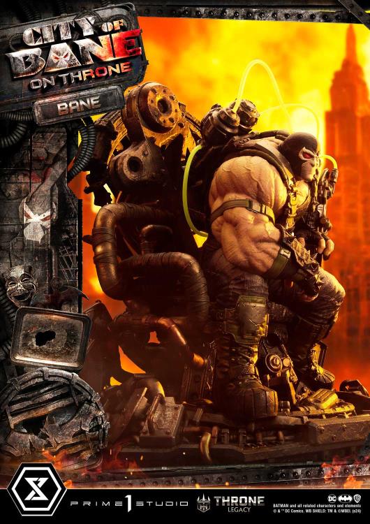 Batman: City of Bane Throne Legacy Collection Bane on Throne (Deluxe Ver.) 1/4 Scale Limited Edition Statue (With Bonus) Gallery Image 70