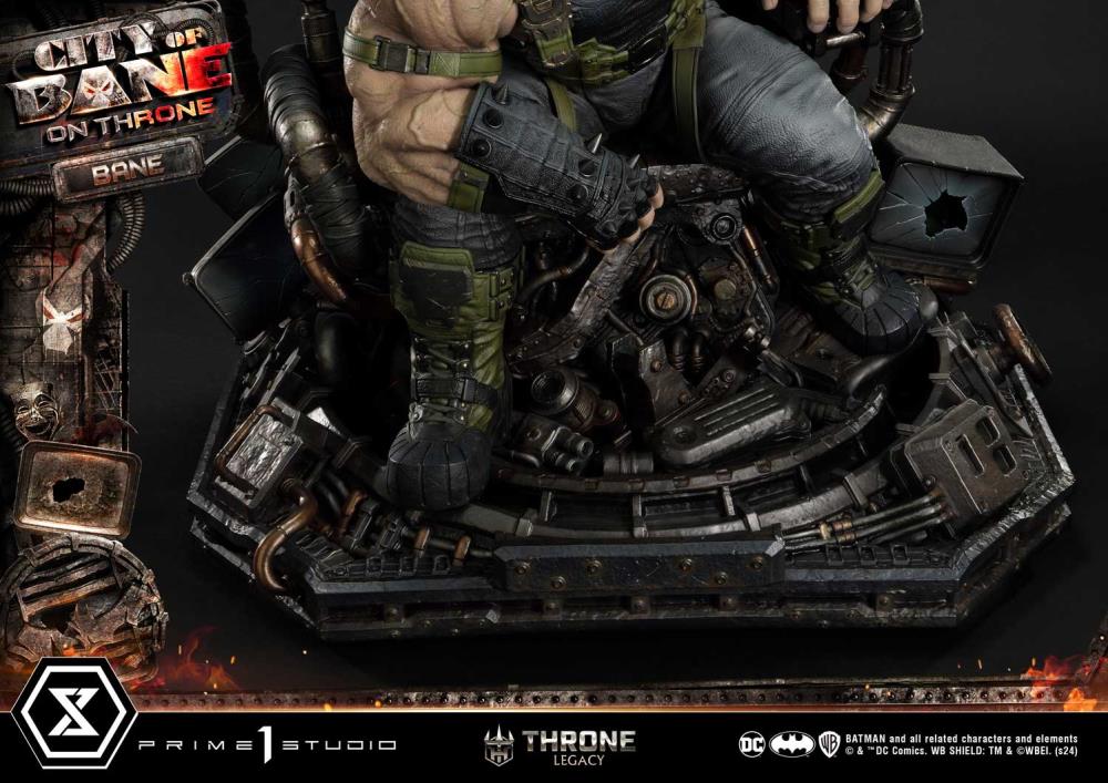 Batman: City of Bane Throne Legacy Collection Bane on Throne (Deluxe Ver.) 1/4 Scale Limited Edition Statue (With Bonus) Gallery Image 36