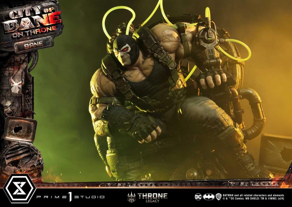 Batman: City of Bane Throne Legacy Collection Bane on Throne (Deluxe Ver.) 1/4 Scale Limited Edition Statue (With Bonus) Gallery Image 78