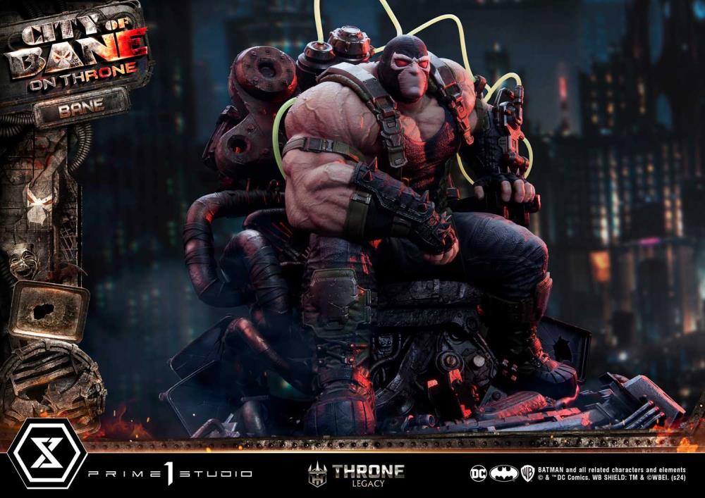 Batman: City of Bane Throne Legacy Collection Bane on Throne (Deluxe Ver.) 1/4 Scale Limited Edition Statue (With Bonus) Gallery Image 61