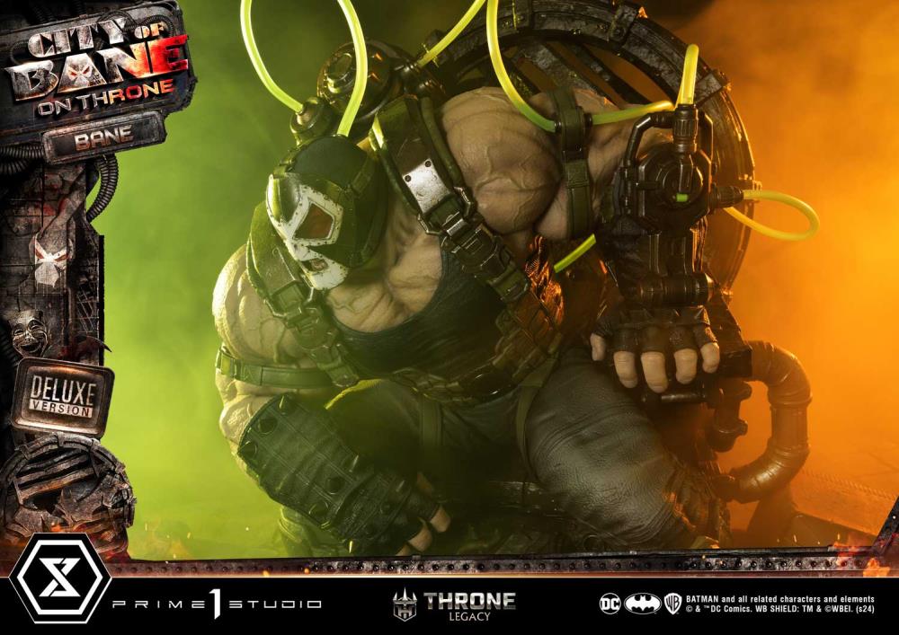 Batman: City of Bane Throne Legacy Collection Bane on Throne (Deluxe Ver.) 1/4 Scale Limited Edition Statue (With Bonus) Gallery Image 77