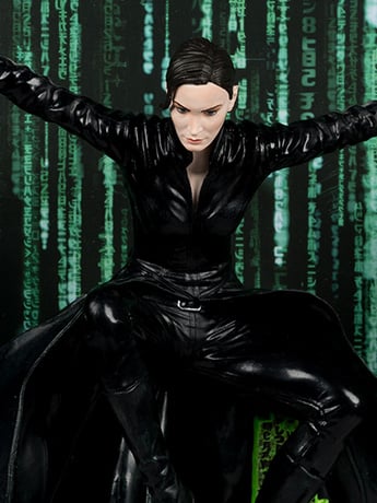 The Matrix Movie Maniacs Trinity 6" Limited Edition Figure Gallery Image 2