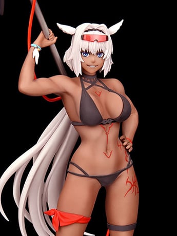 Fate/Grand Order Assemble Heroines Rider Caenis (Summer Queens) 1/8 Scale Model Kit Gallery Image 2