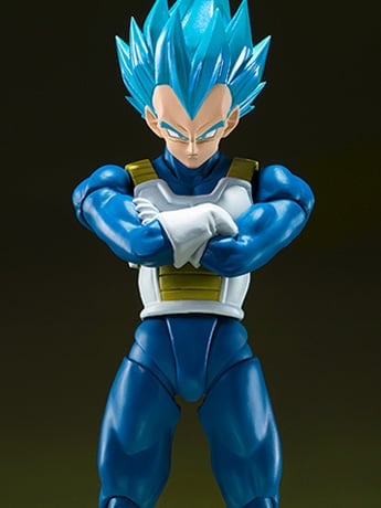 Image of Dragon Ball Super S.H.Figuarts Super Saiyan God Super Saiyan Vegeta (Unwavering Saiyan Pride) Action Figure