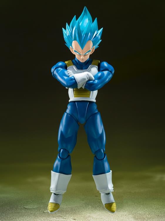 Dragon Ball Super S.H.Figuarts Super Saiyan God Super Saiyan Vegeta (Unwavering Saiyan Pride) Action Figure Gallery Image 3