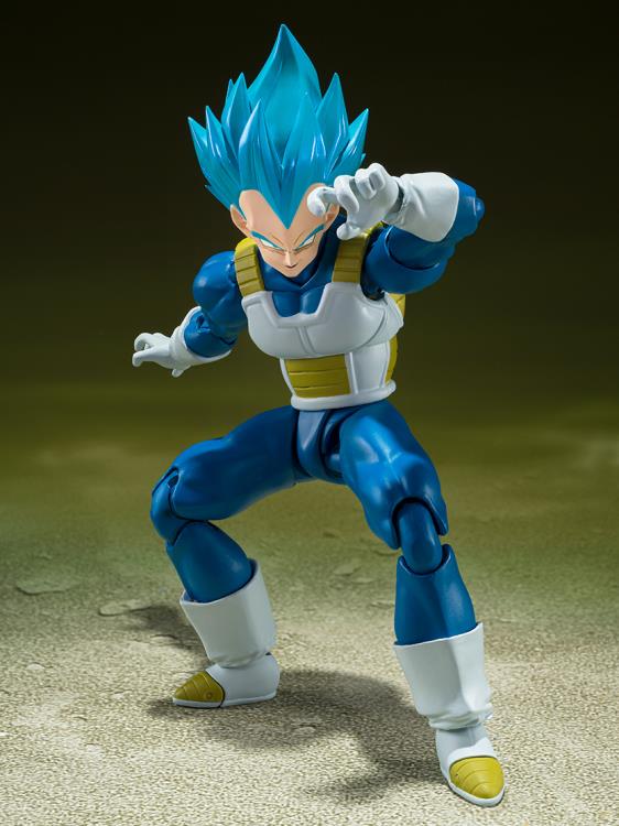 Dragon Ball Super S.H.Figuarts Super Saiyan God Super Saiyan Vegeta (Unwavering Saiyan Pride) Action Figure Gallery Image 5