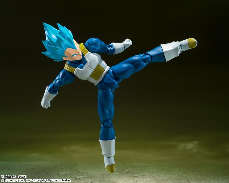 Dragon Ball Super S.H.Figuarts Super Saiyan God Super Saiyan Vegeta (Unwavering Saiyan Pride) Action Figure Gallery Image 8