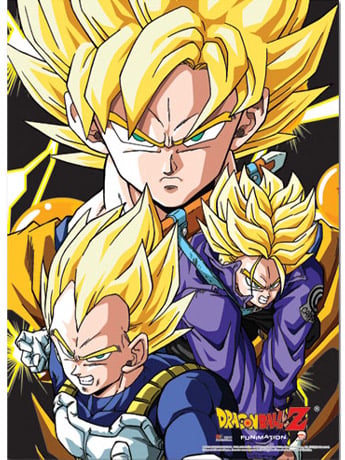 Dragon Ball Z Crew Wall Scroll Gallery Image 2