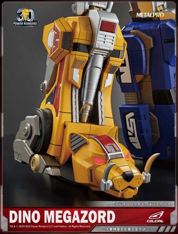 Mighty Morphin Power Rangers Metal Pro Dino Megazord Action Figure Gallery Image 8