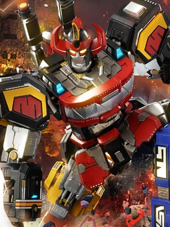 Mighty Morphin Power Rangers Metal Pro Dino Megazord Action Figure Gallery Image 2