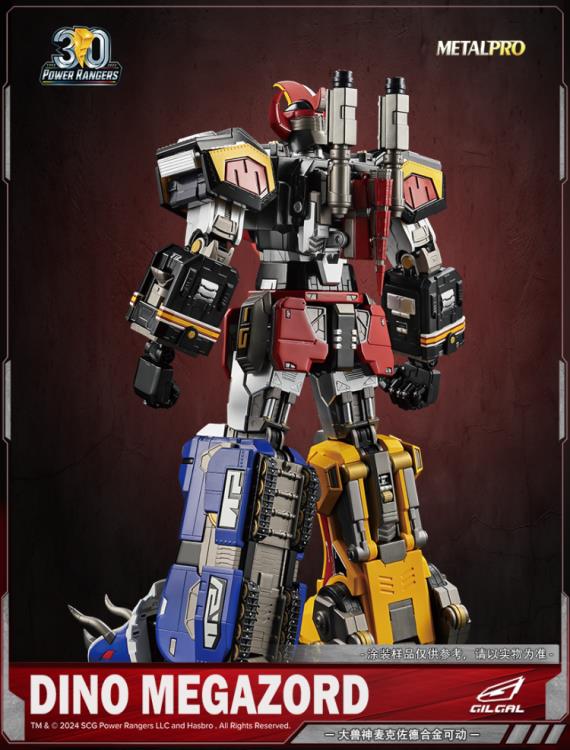 Mighty Morphin Power Rangers Metal Pro Dino Megazord Action Figure Gallery Image 4
