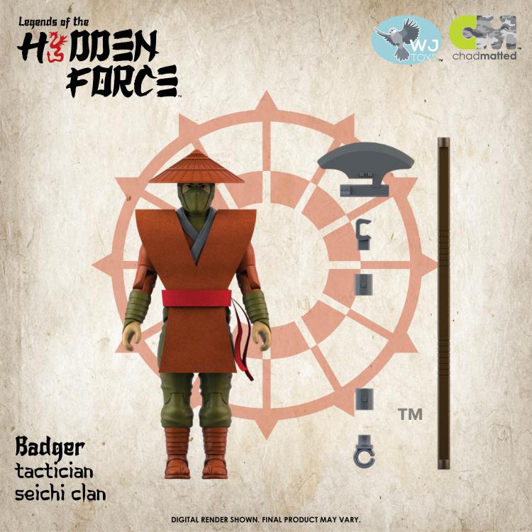 Legends of the Hidden Force Badger Figure Gallery Image 4