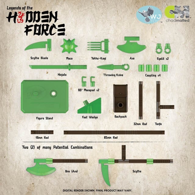 Legends of the Hidden Force Dominant Force Accessory Pack Gallery Image 3
